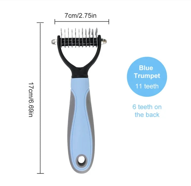 3-in-1 Electric Pet Grooming Brush, Hair Removal and Massage Tool for Dogs and Cats