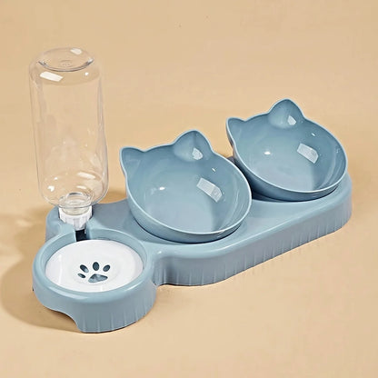 PurrFlow™ 3-in-1 Feeding Station